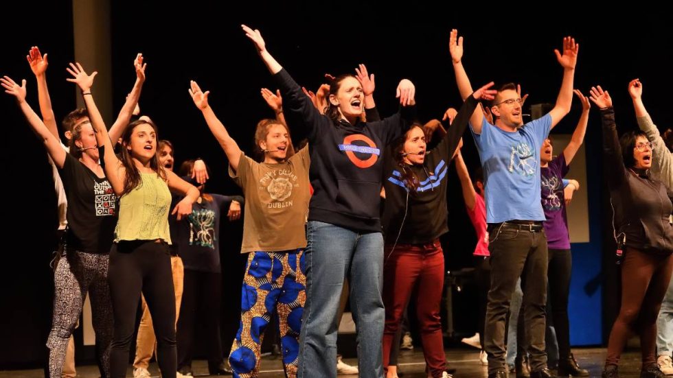 2024_04_04 Mind the gap (La Mangrovia) prove giovedi (52) Un momento delle prove di «Mind the Gap»