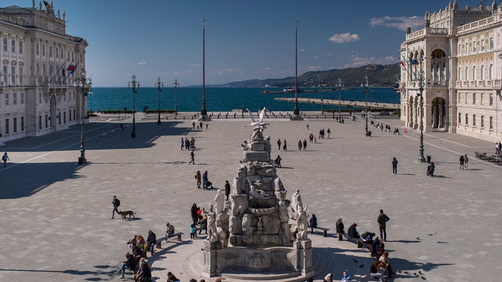 Una veduta di Trieste