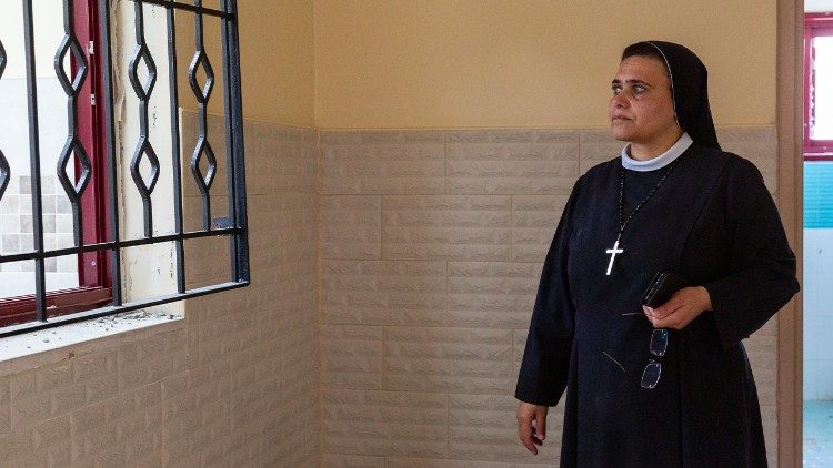 Suor Nabilah Saleh (foto Vatican News)