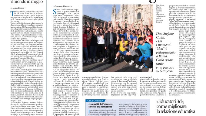 Edizione di domenica 22 settembre