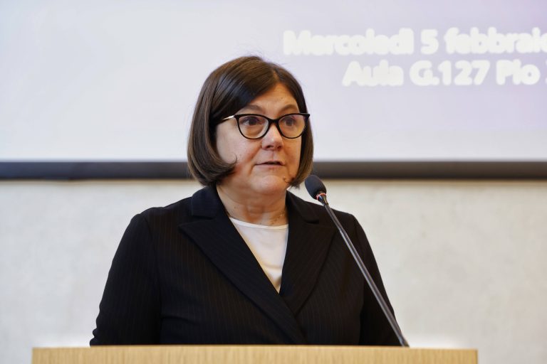 La rettrice Elena Beccalli