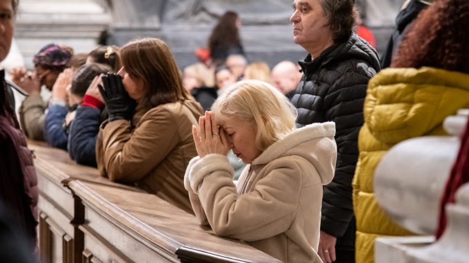 Roma, 23 febbraio 2025: il card. Baldassare Reina celebra la mes