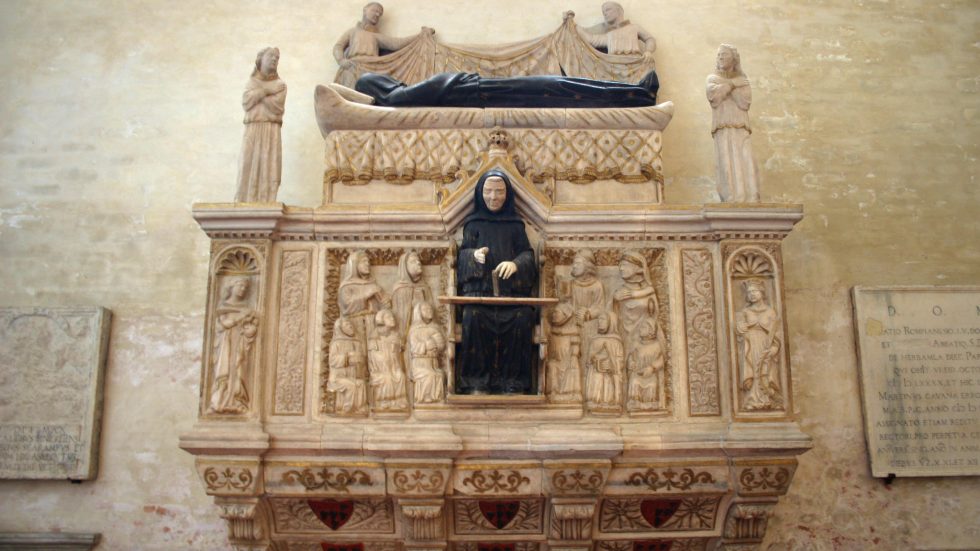 8475_-_Milano_-_San_Marco_-_Tomba_del_beato_Settala_-_Foto_Giovanni_Dall’Orto_-_14-Apr-2007 Il sepolcro di Lanfranco Settala nella chiesa di San Marco a Milano (1350 circa)