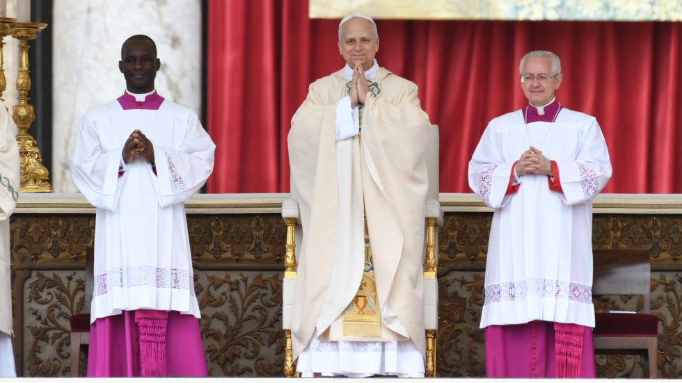 Foto Calvaresre Sir 1 Papa Leone XIV durante la celebrazione (foto Calvarese / Sir)