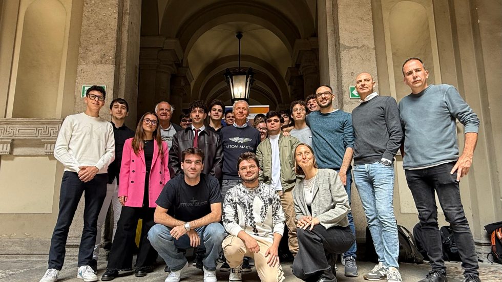Foto di gruppo alla presentazione