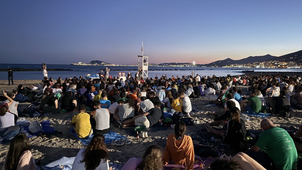 La veglia sotto le stelle a Formia, uno dei momenti clou del gemellaggio Milano-Gaeta