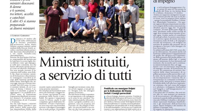 Edizione di domenica 12 ottobre