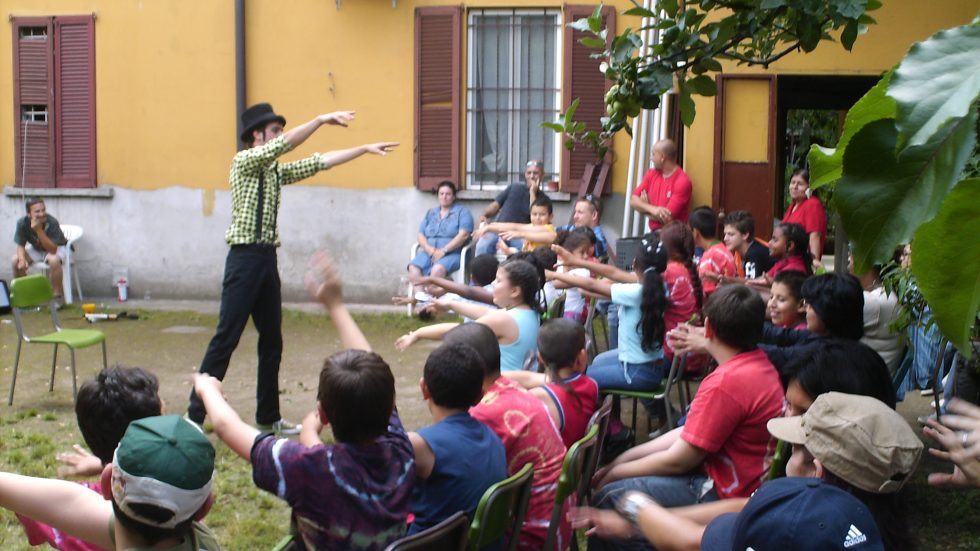 Un momento di animazione organizzato dall’associazione “Creare Primavera” 