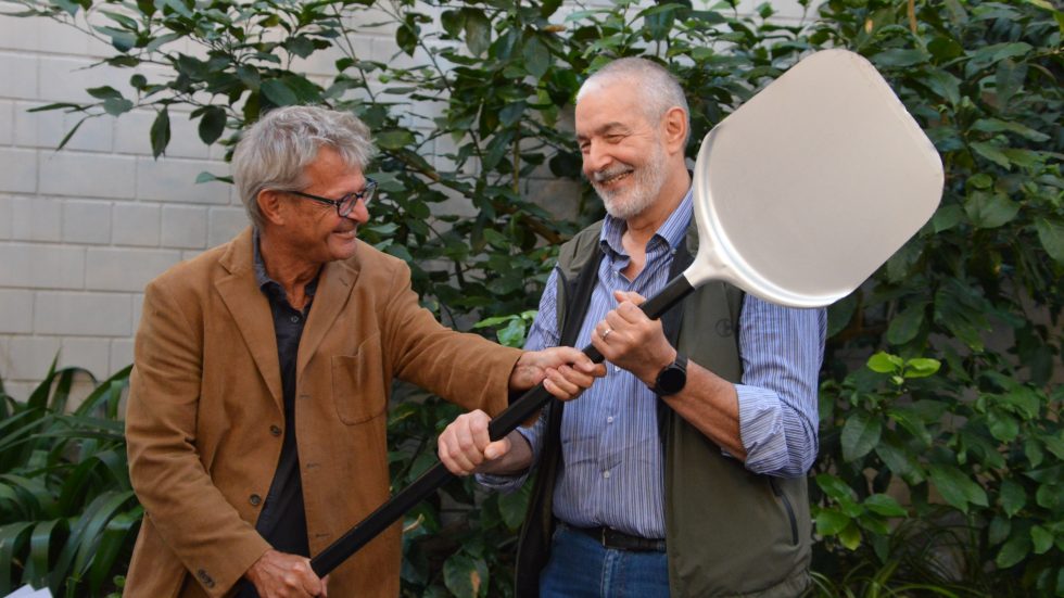 L'inaugurazione della pizzeria