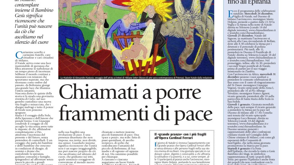 Edizione di domenica 21 dicembre