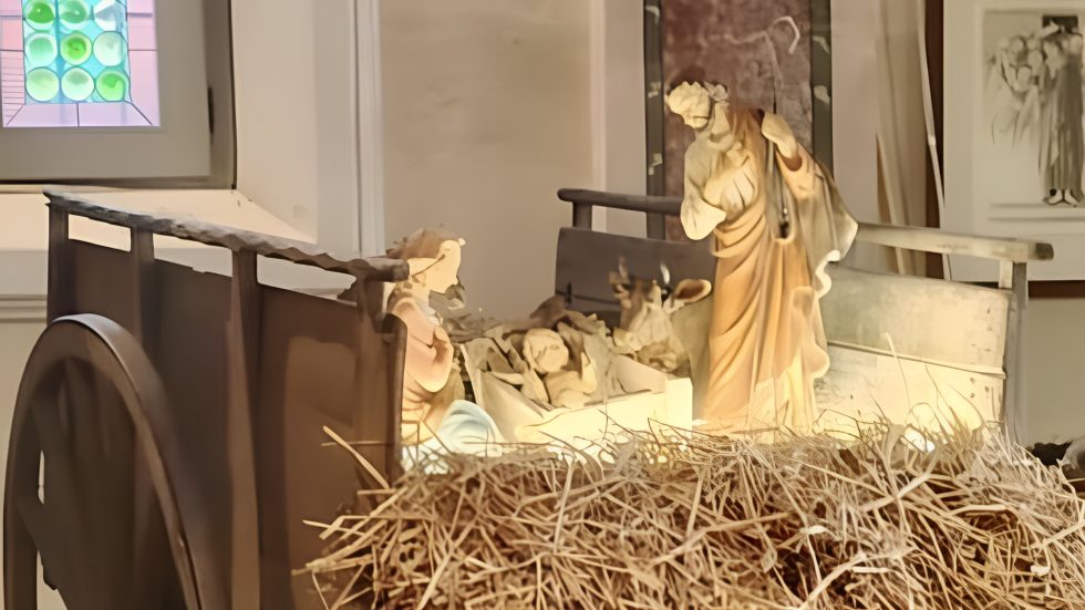 Guanzate, il presepe sul carro