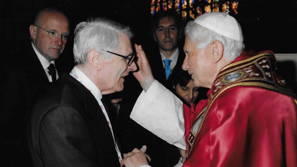William Bendini con papa Benedetto XVI