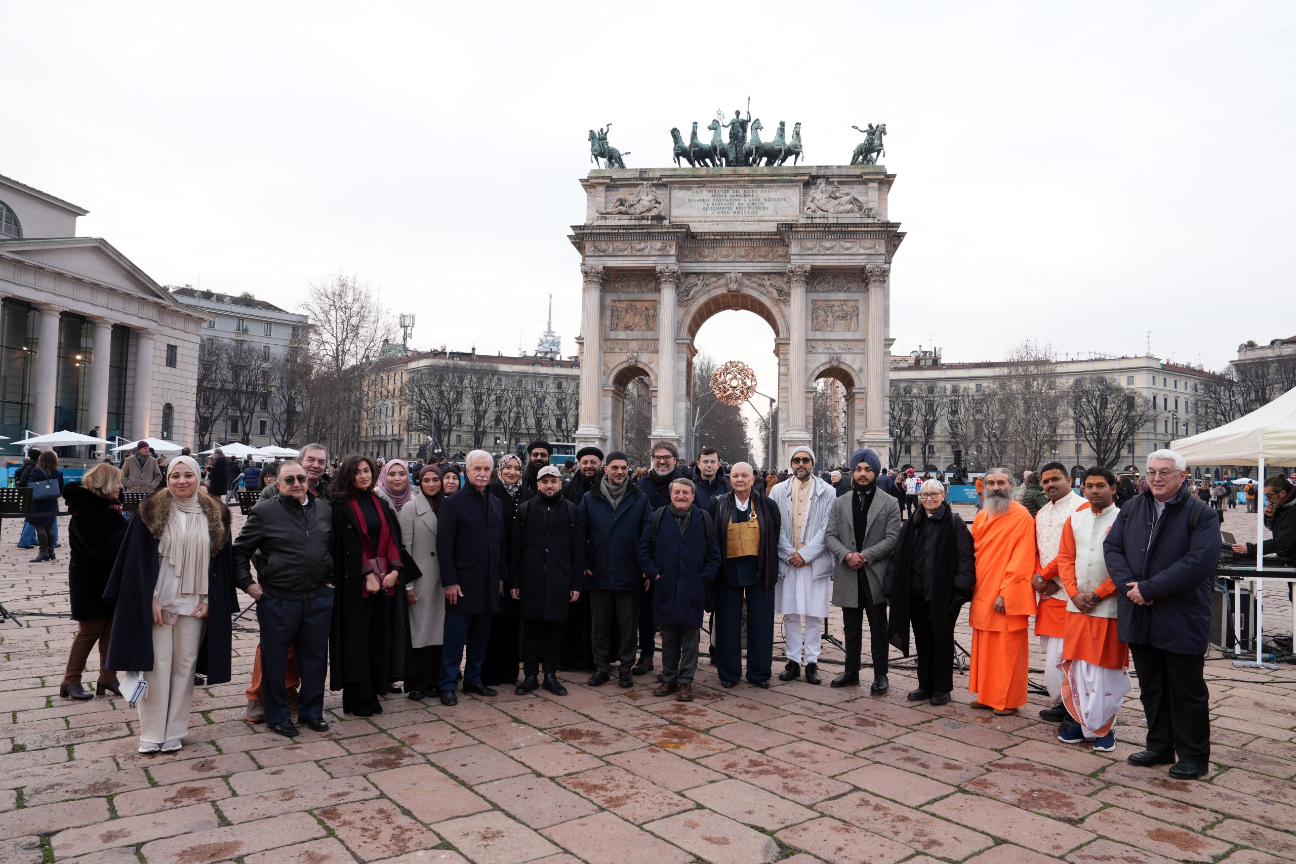 Evento interreligioso Arco della Pace 2026