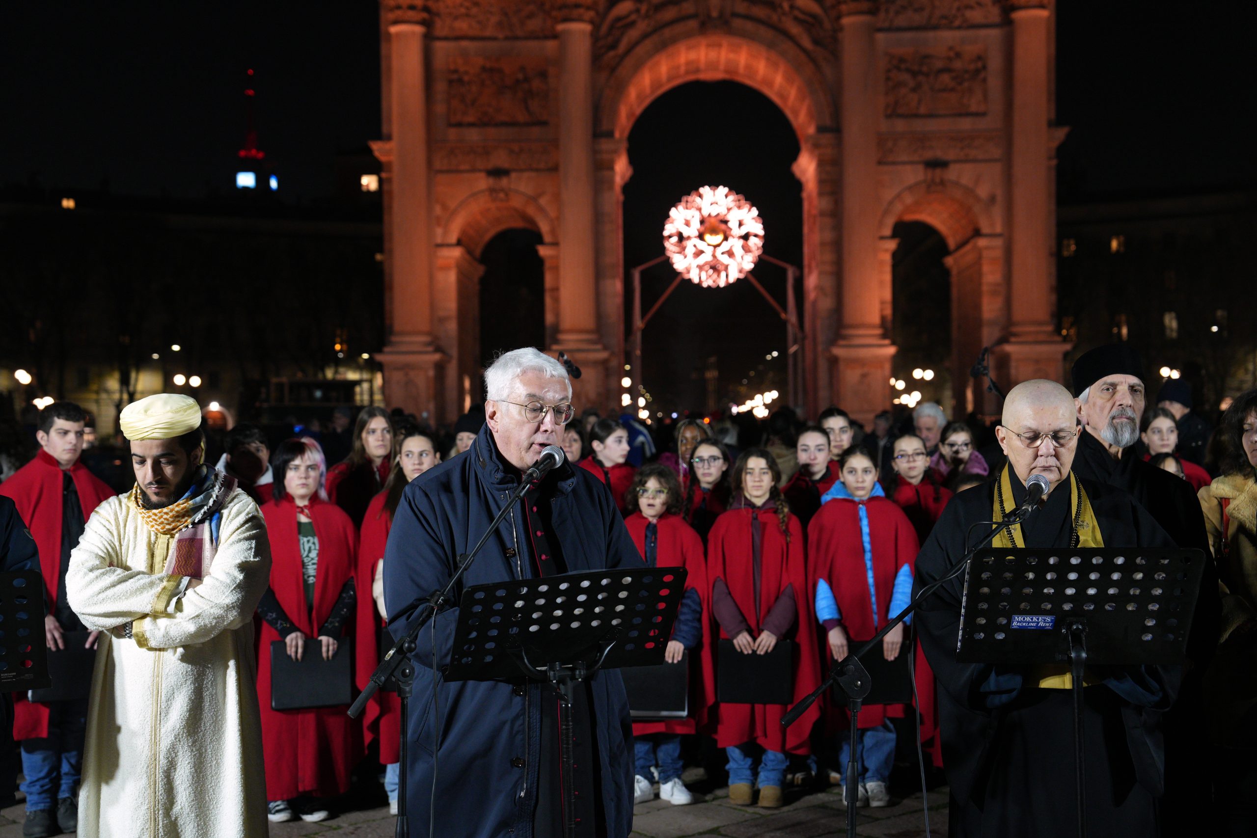 Evento interreligioso Arco della Pace 2026