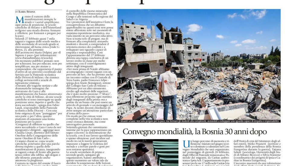 Edizione di domenica 22 febbraio