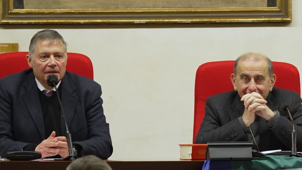 Delpini Fai L'Arcivescovo durante il suo intervento al convegno con i delegati sindacali della Fai