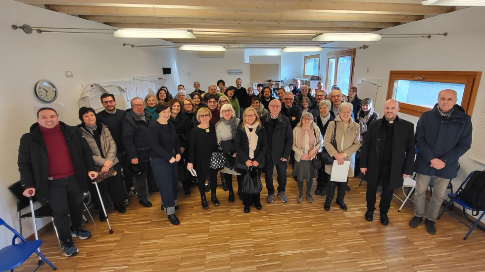 Un momento della festa per il 50°