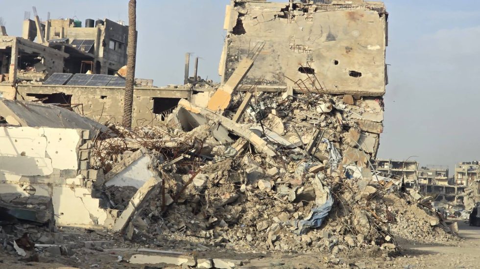 Gaza, febbraio 2026: distruzione causata dalla guerra (Foto Parrocchia latina Gaza)
