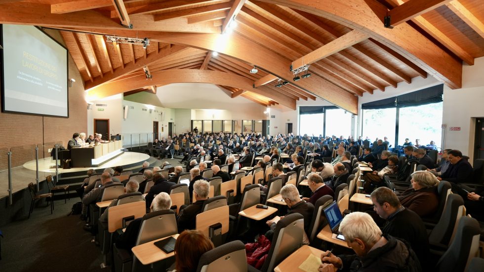 La Sessione unitaria dei due Consigli – Pastorale diocesano e Presbiterale (foto Andrea Cherchi) 