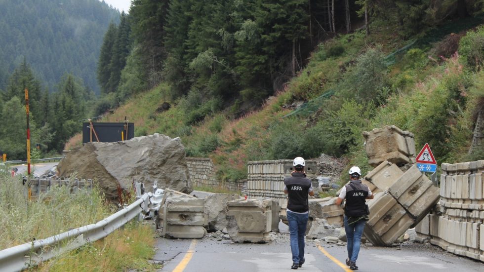 Frana del Ruinon_Valfurva_Sondrio Frana del Ruinon_Valfurva_Sondrio