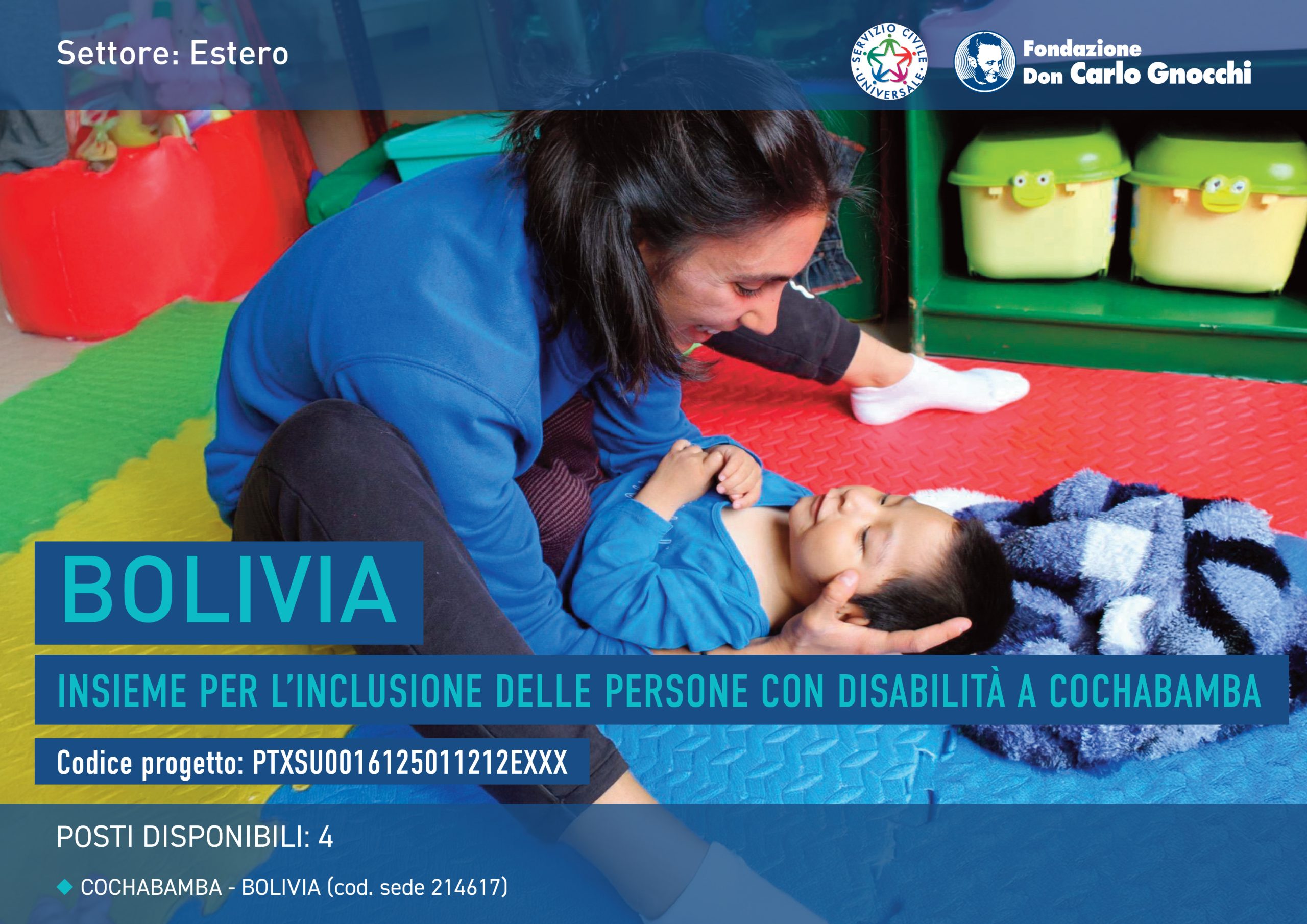 servizio civile don Gnocchi Bolivia 