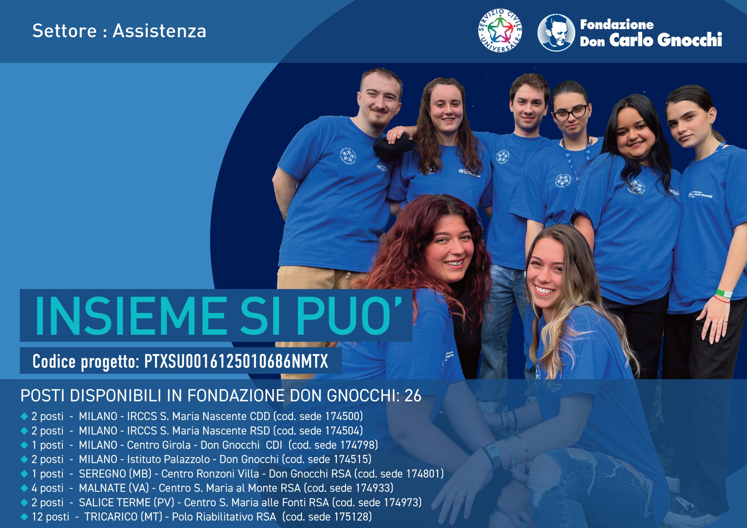 servizio civile don Gnocchi