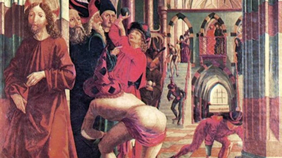 Michael Pacher, altare realizzato fra il 1470 e il 1480 per la Wallfahrtskirche di Sankt Wolfgang, in Austria