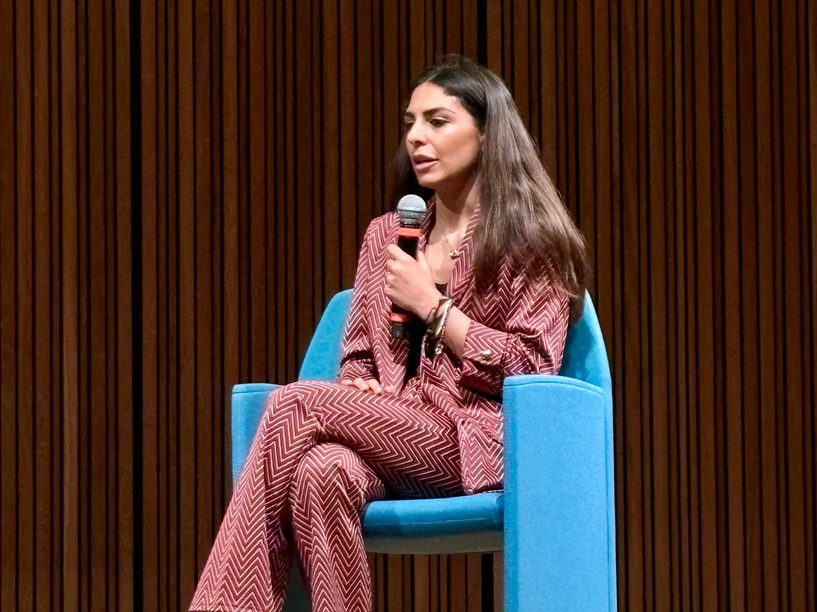 Pegah Moshir Pour, attivista iraniana per i diritti umani, interviene al dialogo ‘Parole, donne, guerra’ all’Università degli Studi di Milano