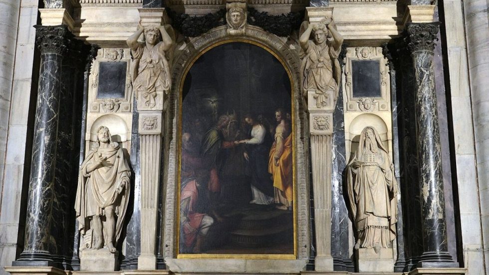 Lo "Sposalizio di Maria" di Salmeggia nel Duomo di Milano