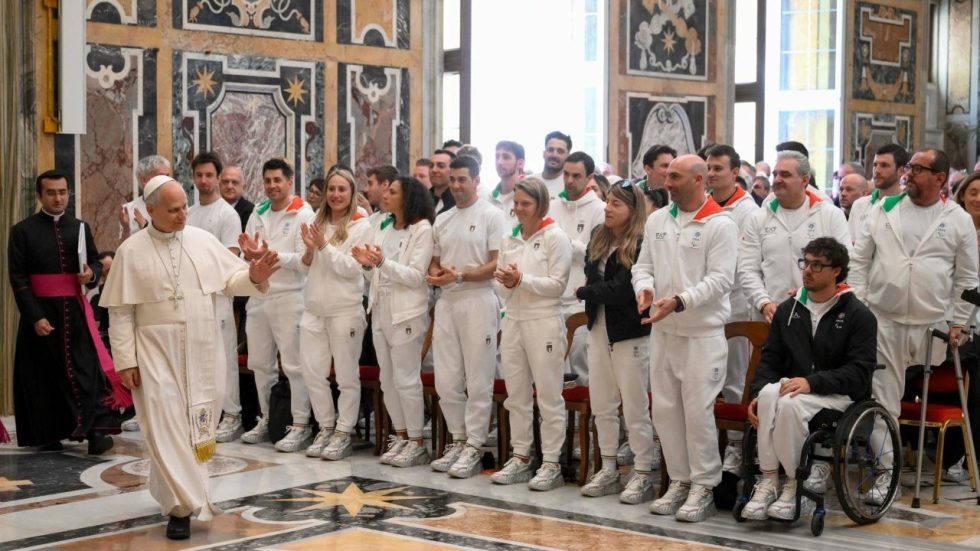 Dal Papa per rivivere le emozioni di Milano Cortina