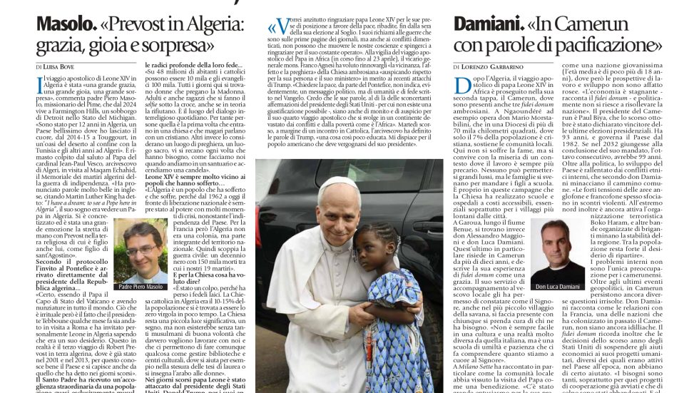 Edizione di domenica 19 aprile