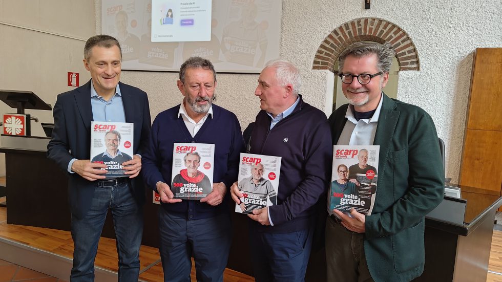 I quattro direttori: da sinistra, Paolo Brivio, Michele Serra, Stefano Lampertico e Paolo Lambruschi