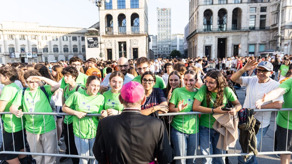 ITL-MI-FE-FG-9918 Delpini in Duomo con gli animatori dell'oratorio estivo 2026 (Agenzia Fotogramma)