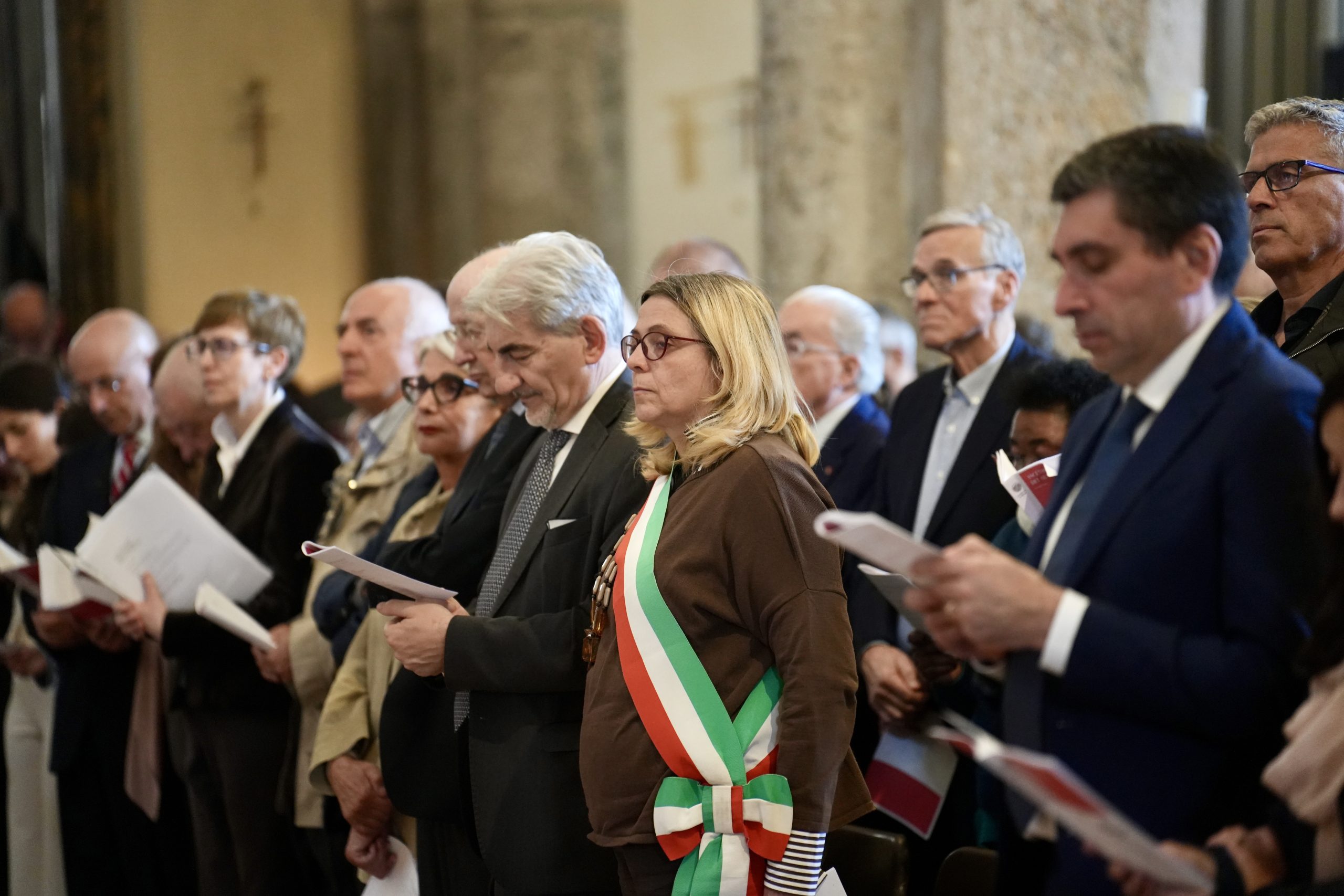 La vicesindaco Anna Scavuzzo e le altre autorità (Cherchi/Chiesadimilano.it(