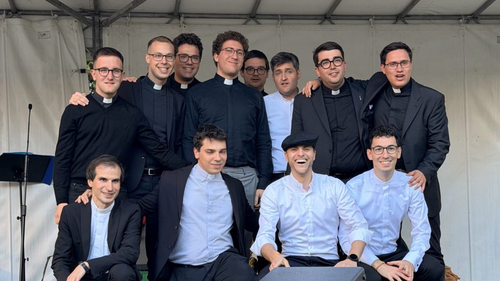 Festa del Seminario I candidati al sacerdozio durante la festa in Seminario il 1° maggio scorso