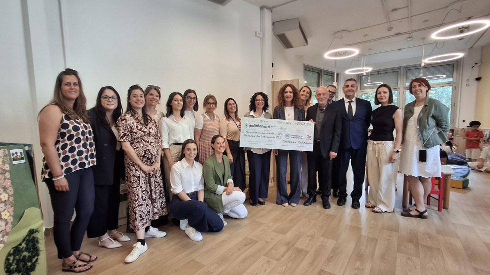 Un maxi assegno per la salute alla Fondazione Don Gnocchi